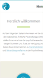 Mobile Screenshot of aerztlichepsychotherapieowl.de